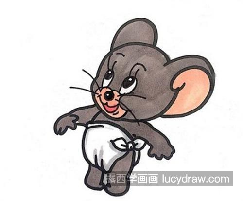 猫和老鼠中的小泰菲简笔画教程 呆萌可爱的小泰菲怎么画