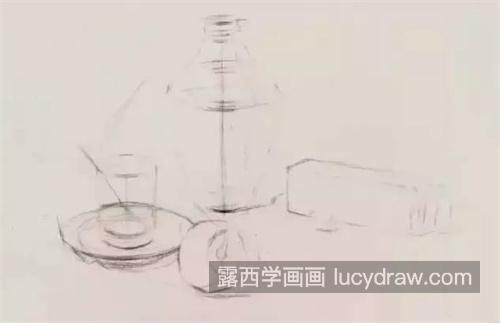 素描中怎样绘制玻璃制品 绘制玻璃制品的步骤以及细节