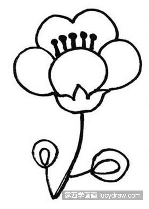 美丽的很好看的花朵简笔画教程 可爱简单的花朵简笔画怎么画