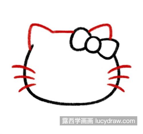 漂亮优雅的凯蒂猫简笔画教程 简单又可爱的凯蒂猫怎么画好看