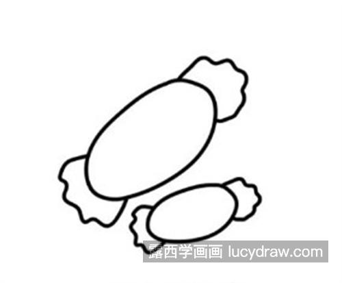 彩色的漂亮糖果简笔画怎么画 好看的糖果简笔画教程