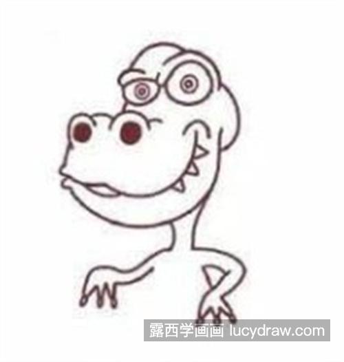 简笔画帅气的恐龙怎么绘制 简单好看的恐龙简笔画教程