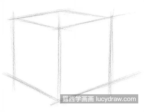 素描正方体怎么绘制 超简单的新手绘制素描正方体教程