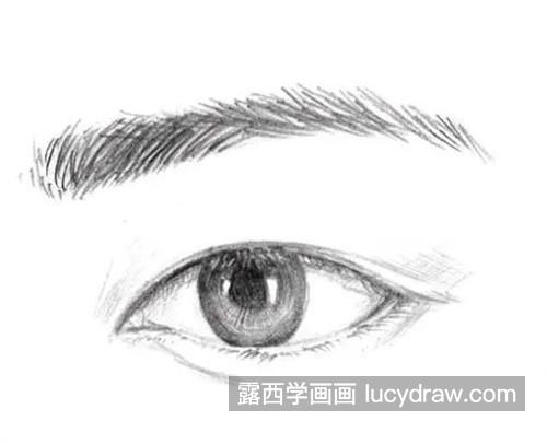 素描眼睛怎么绘制 简单好看易学的素描眼睛教程