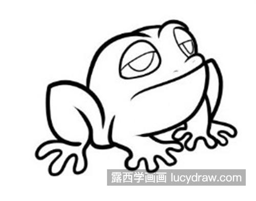 呆呆的小青蛙简笔画怎么画简单 好看的小青蛙简笔画教程