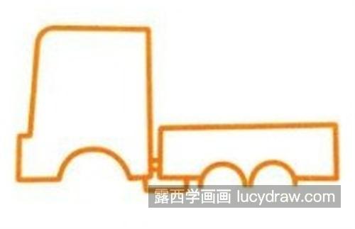 简单的拉货车简笔画怎么画简单 漂亮好看的拉货车简笔画怎么绘制