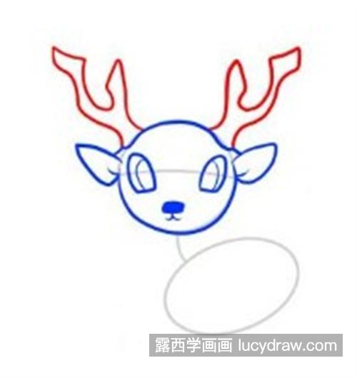 欢快的小鹿简笔画怎么绘制 简单漂亮的小鹿简笔画教程