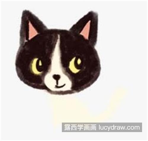 优雅好看的黑猫简笔画绘制教程 简单又漂亮的黑猫简笔画怎么绘制