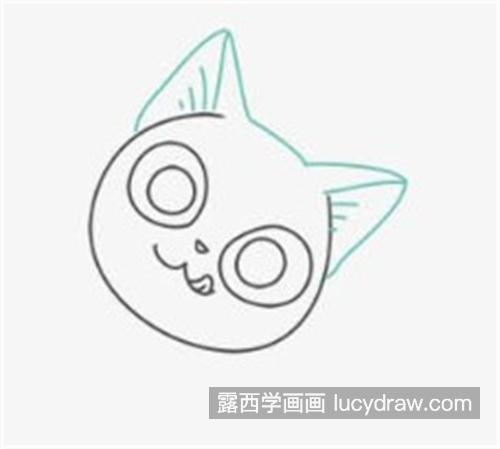 活泼好看的小猫简笔画怎么绘制 简单漂亮的小猫简笔画教程