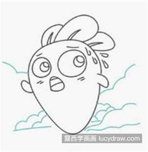 保卫萝卜中的小萝卜简笔画怎么画可爱 漂亮简单的小萝卜怎么绘制