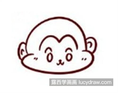 呆萌可爱的小猴子简笔画绘制教程 漂亮好看的小猴子怎么绘制