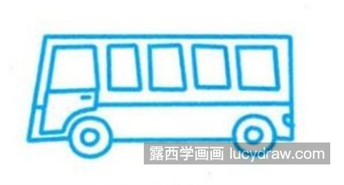 好看又简单的公交车简笔画怎么绘制 好看的公交车简笔画教程