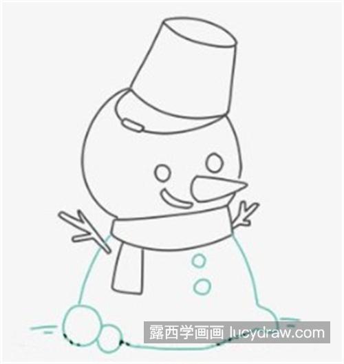 漂亮好看的雪人简笔画怎么画好看 简单又漂亮的雪人怎么画好看