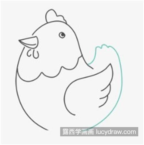 母鸡简笔画怎么画简单又好看 漂亮的母鸡绘制教程