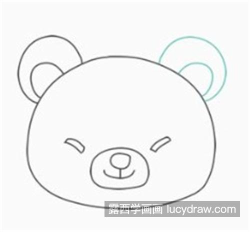呆萌可爱的小熊简笔画绘制教程 易学又漂亮的小熊简笔画