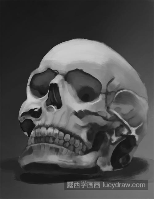 简单又易学的素描人物头骨 素描人物头骨怎么绘制简单