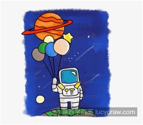 帅气又好看的宇航员简笔画怎么画好看 漂亮简单的宇航员简笔画教程