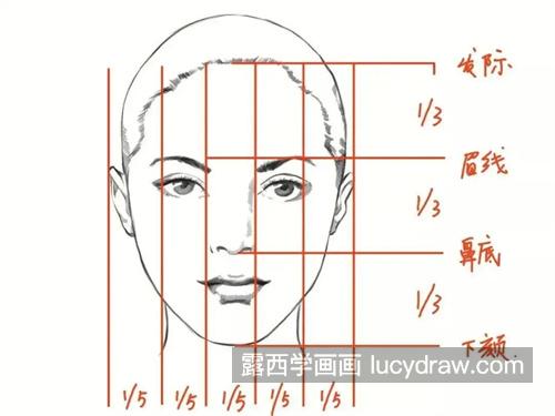 素描头部的比例怎么确定 简单的素描头像教程