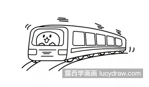 卡通又简单的彩色火车简笔画怎么绘制 简单又好看的火车简笔画教程