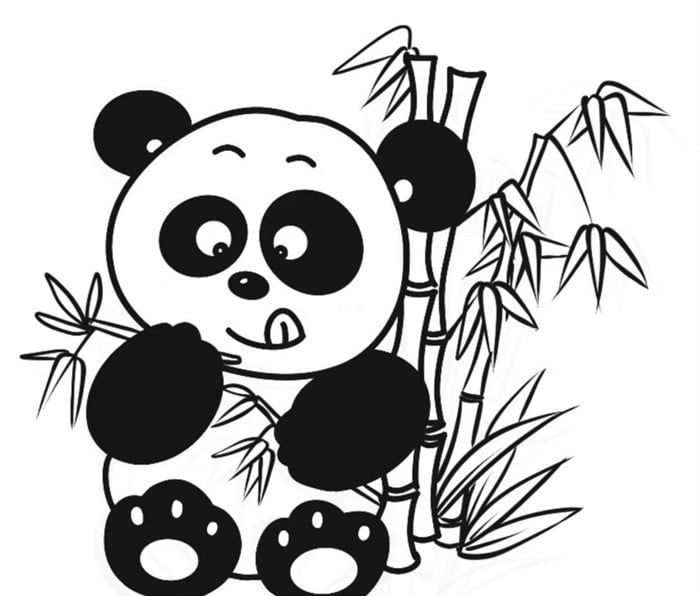 易学又呆萌的大熊猫简笔画怎么画 带颜色的大熊猫简笔画绘制教程
