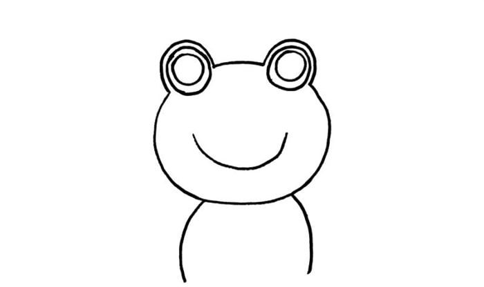 可爱的小青蛙简笔画绘制教程 好看又漂亮的小青蛙怎么画好看
