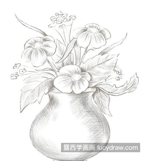 素描花瓶怎么绘制简单 新手怎样学习素描花瓶