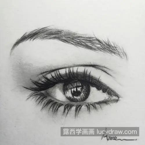 素描人物眼睛怎么画 新手怎么绘制人物的眼睛及技巧