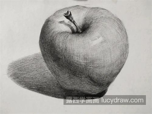 素描苹果怎么绘制教程 新手怎么绘制素描苹果及细节处理