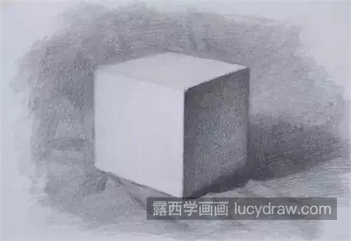 石膏几何体之正方体怎么画 新手怎么画素描正方体