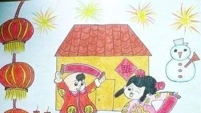 春节简笔画绘制教程 热闹好看的春节简笔画怎么画