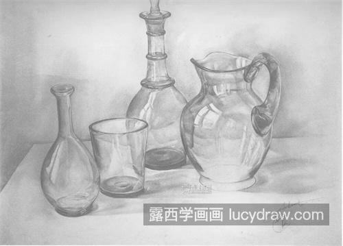 素描玻璃材质怎么刻画细节 素描玻璃材质的绘制技巧