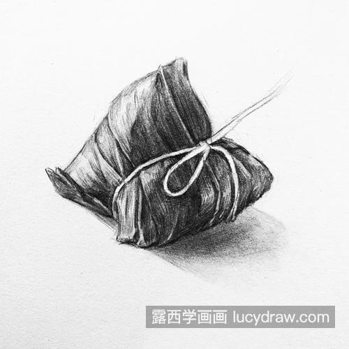 素描粽子如何绘制 简单的素描粽子怎么画