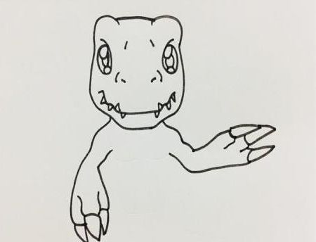 简单彩色恐龙简笔画怎么画 可爱呆萌恐龙简笔画绘制教程