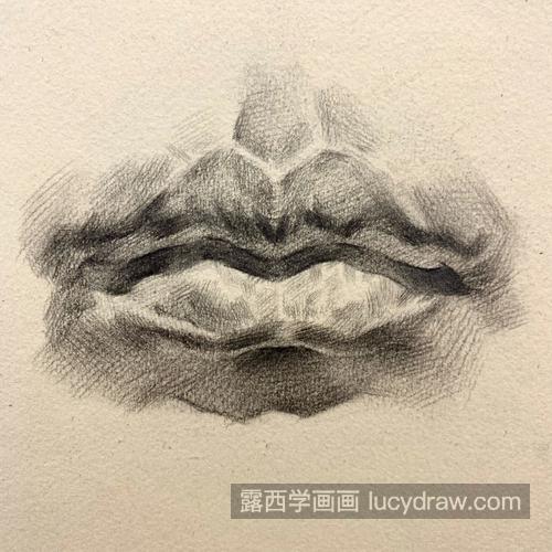 素描人物嘴巴的绘制教程 素描人物嘴巴如何处理细节