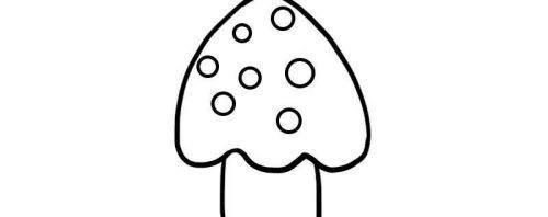 漂亮又很简单的蘑菇简笔画绘制教程 可爱好看的小蘑菇简笔画怎么画