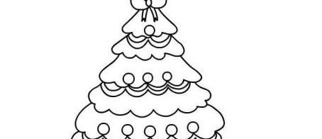 漂亮好看的圣诞树简笔画怎么画 简单又好看的圣诞树绘制教程