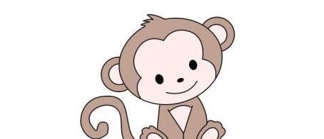 调皮可爱的小猴子简笔画绘制教程 好看又呆萌的小猴子怎么画简单