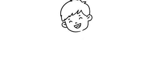 卡通人物小男孩简笔画绘制教程 好看又带颜色的卡通小男孩简笔画怎么画