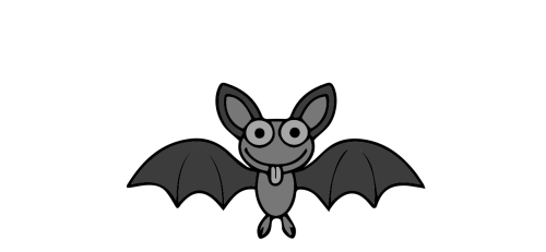 卡通简单的蝙蝠简笔画怎么画 彩色可爱的蝙蝠简笔画绘制教程