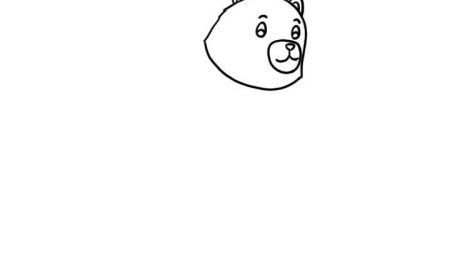 可爱卡通的小熊简笔画怎么画好看 简单又漂亮的卡通小熊绘制教程