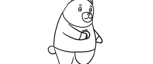 可爱卡通的小熊简笔画怎么画好看 简单又漂亮的卡通小熊绘制教程