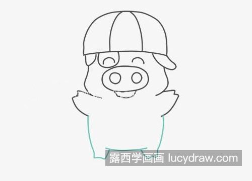 卡通超可爱的小猪简笔画绘制教程 漂亮又简单的小猪简笔画绘制教程