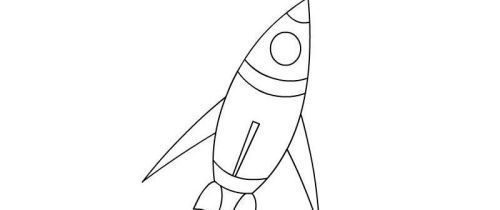 帅气又超酷的火箭简笔画怎么画 超帅气的火箭简笔画绘制教程