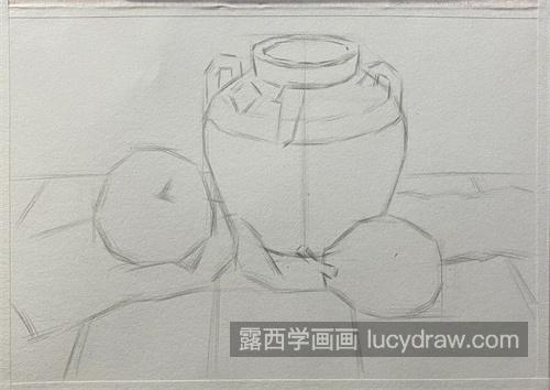 静物素描中陶罐怎样刻画 新手怎样刻画素描陶罐