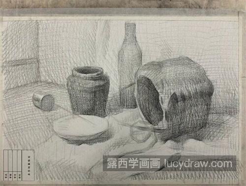 素描中编织品怎样绘制 新手怎样绘制竹篮