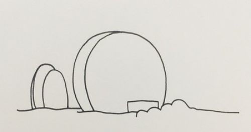 卡通好看的贝壳房子简笔画教程 带颜色的可爱贝壳房子简笔画怎么画