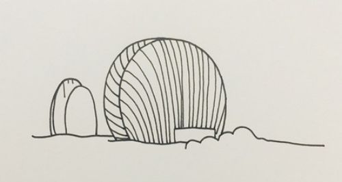 卡通好看的贝壳房子简笔画教程 带颜色的可爱贝壳房子简笔画怎么画