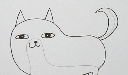 可爱q版柴犬简笔画怎么画 漂亮又可爱的柴犬简笔画教程