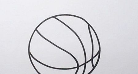 带颜色又好看的篮球简笔画怎么画 好看又简单的篮球简笔画教程