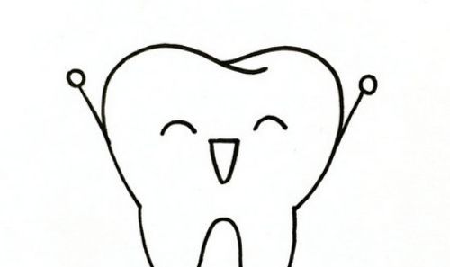 卡通可爱的牙齿简笔画怎么画 萌萌的牙齿简笔画绘画教程